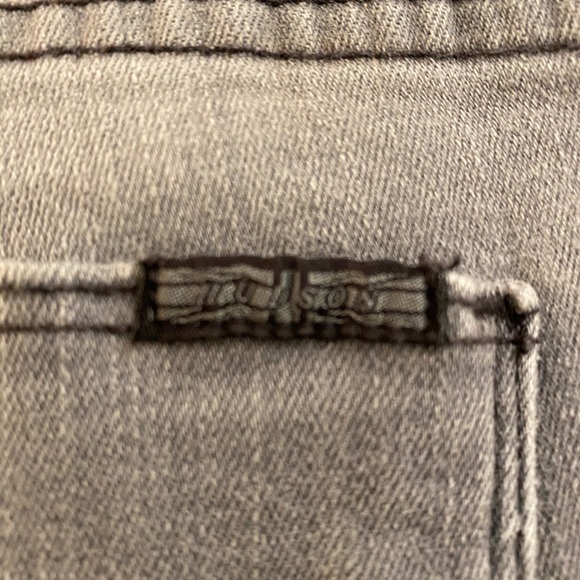 HUDSON Gray Washed Out Skinny Leg Jeans - Picture 7 of 8